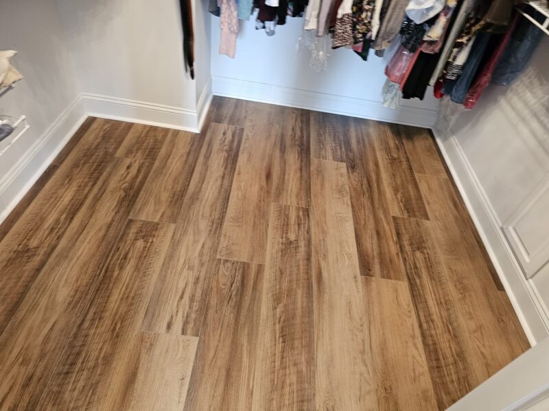 Luxury Vinyl Plank — Walk-in Closet &mdash; Toms River, NJ