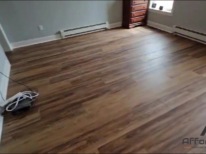 Bedroom Subfloor to New Wood-Look Floor &mdash; Toms River, NJ
