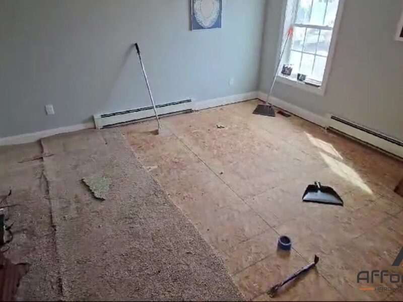 Bedroom Subfloor to New Wood-Look Floor - Toms River, NJ